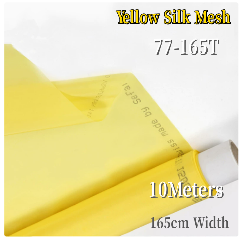 10 Meters Yellow 165 Width Sil - Commercial Fabric Printing review and price
