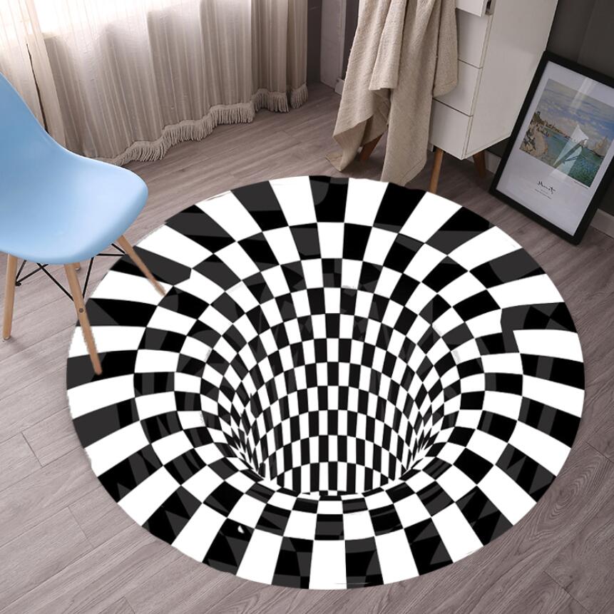 Geometric Bedroom Rugs Black W - Commercial Fabric Printing review and price