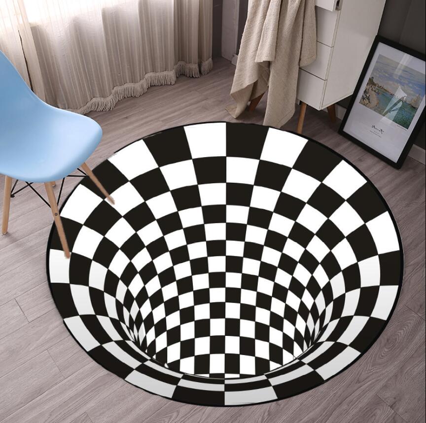 Geometric Bedroom Rugs Black W - Commercial Fabric Printing review and price